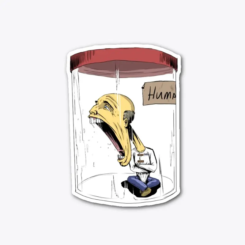 Human Man in a Jar